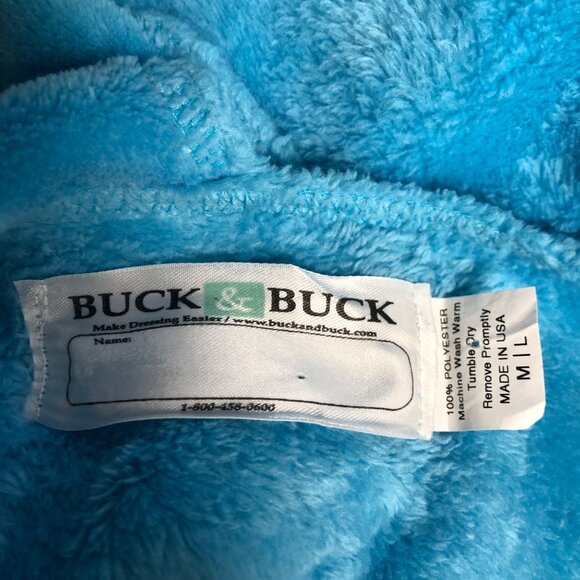 Buck and Buck Pajama Set Womens Size Medium Large Easy Dressing Fleece 2 Piece - Picture 8 of 11